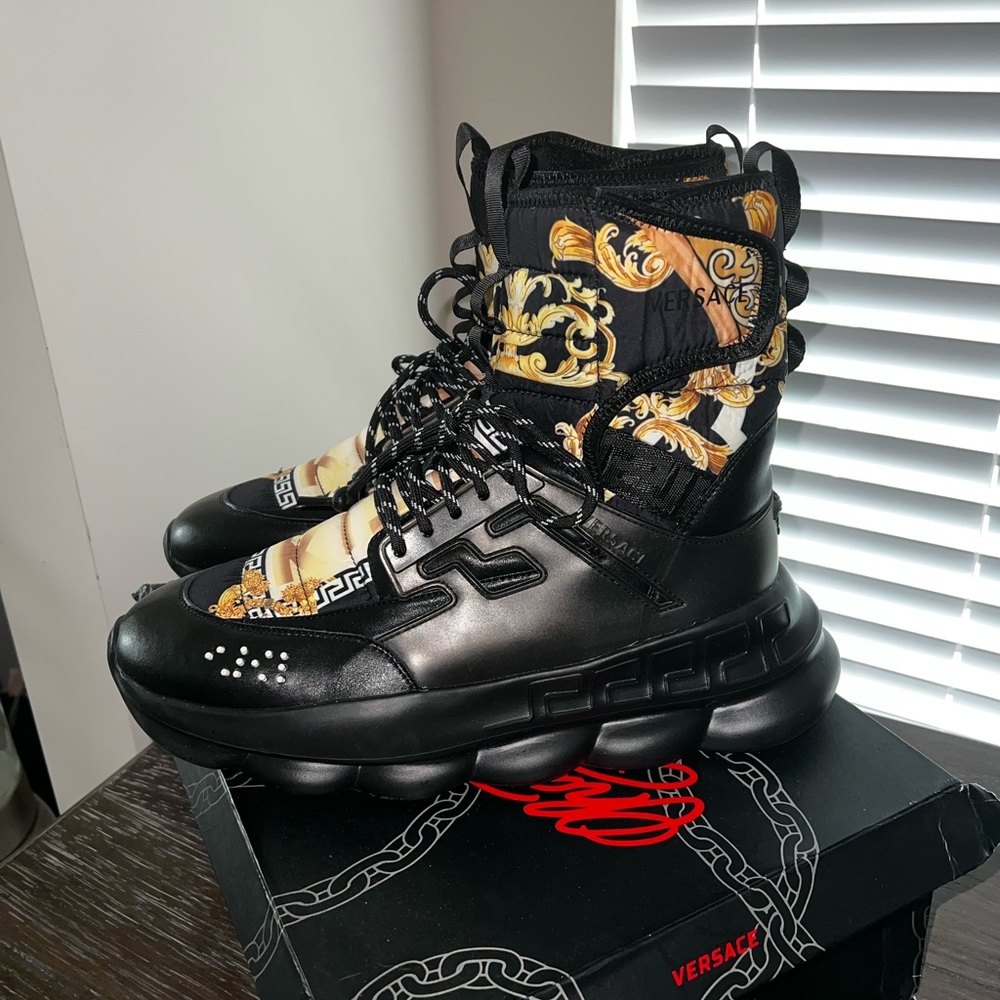 Versace Chain Reaction Boots